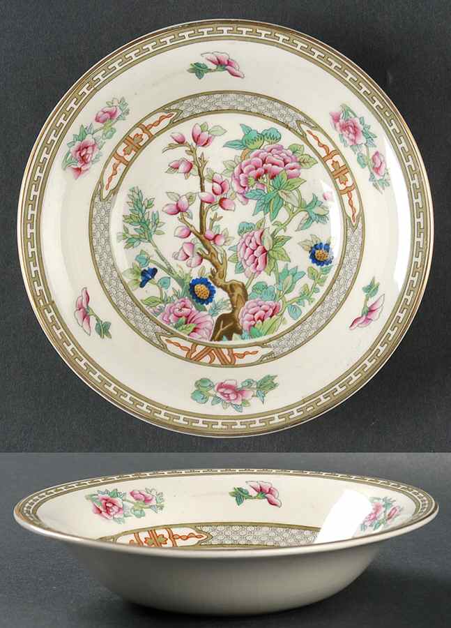 Indian Tree Coupe Cereal Bowl by Crown Ducal-1
