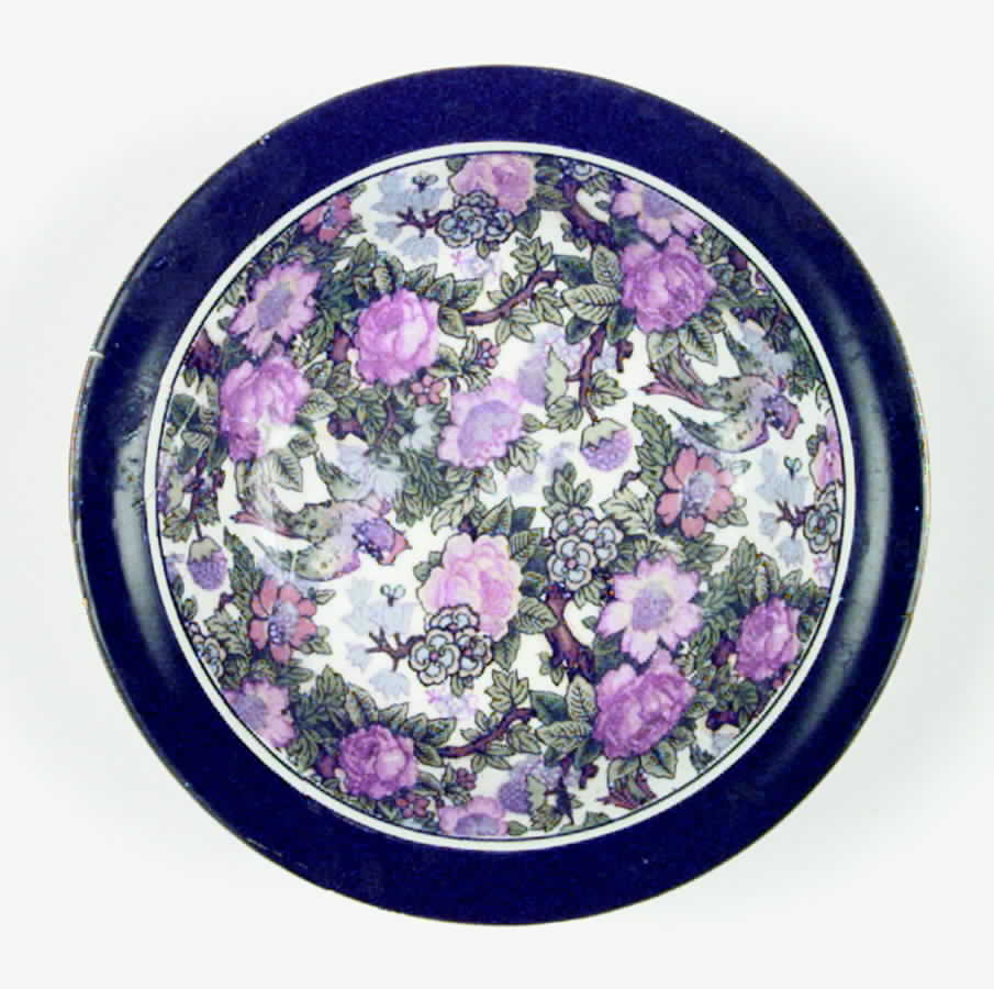 Ivory Chintz Rim Cereal Bowl by Crown Ducal-1