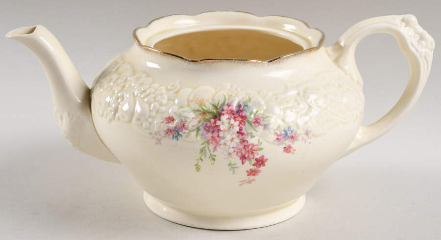 Picardy Teapot No Lid by Crown Ducal-1