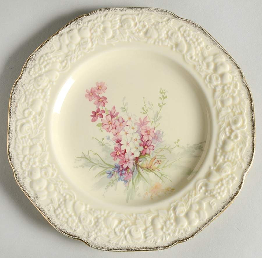 Picardy Salad Plate by Crown Ducal-1