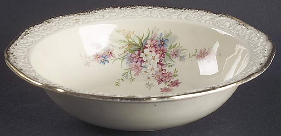 Picardy Rim Cereal Bowl by Crown Ducal-1