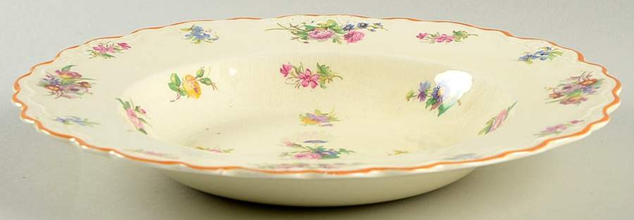 Pinafore Large Rim Soup Bowl by Crown Ducal-1