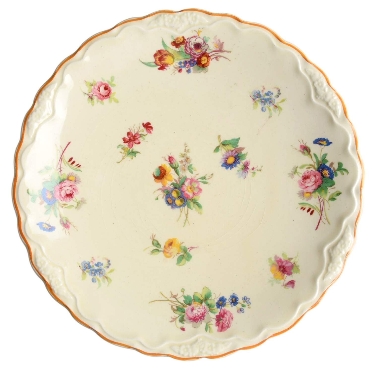 Pinafore Saucer for Cream Soup Bowl by Crown Ducal-1