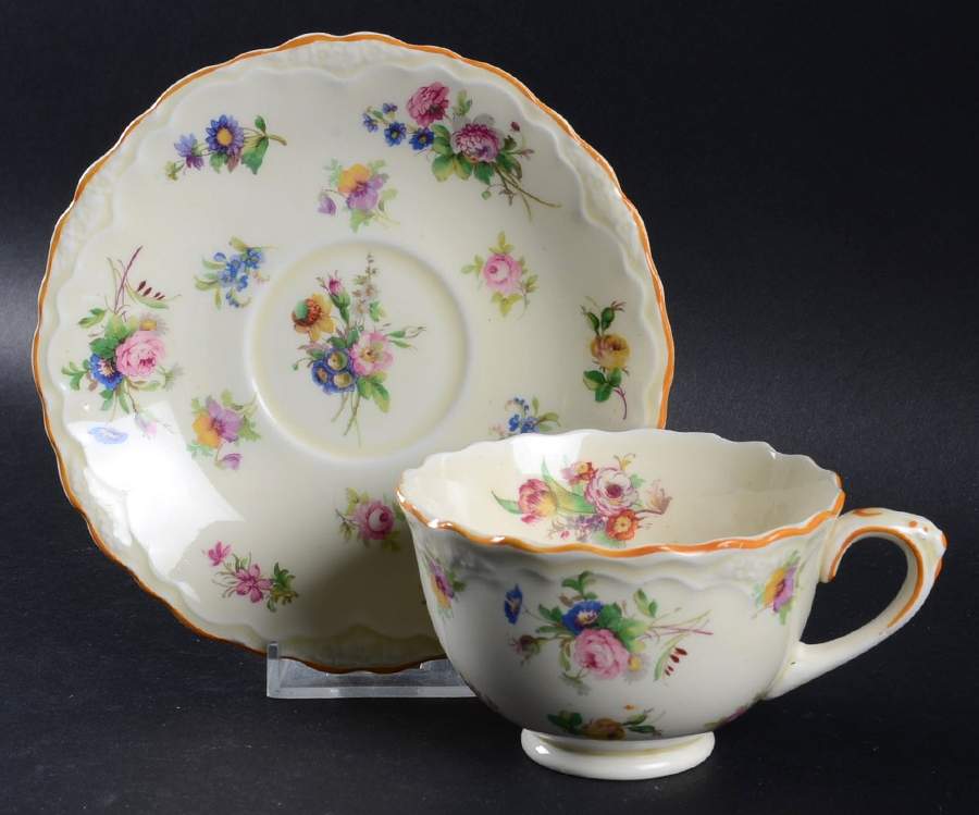 Pinafore Footed Cup & Saucer Set by Crown Ducal-1