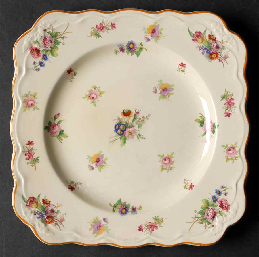 Pinafore Square Luncheon Plate by Crown Ducal-1