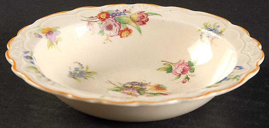 Pinafore Rim Fruit/Dessert (Sauce) Bowl by Crown Ducal-1