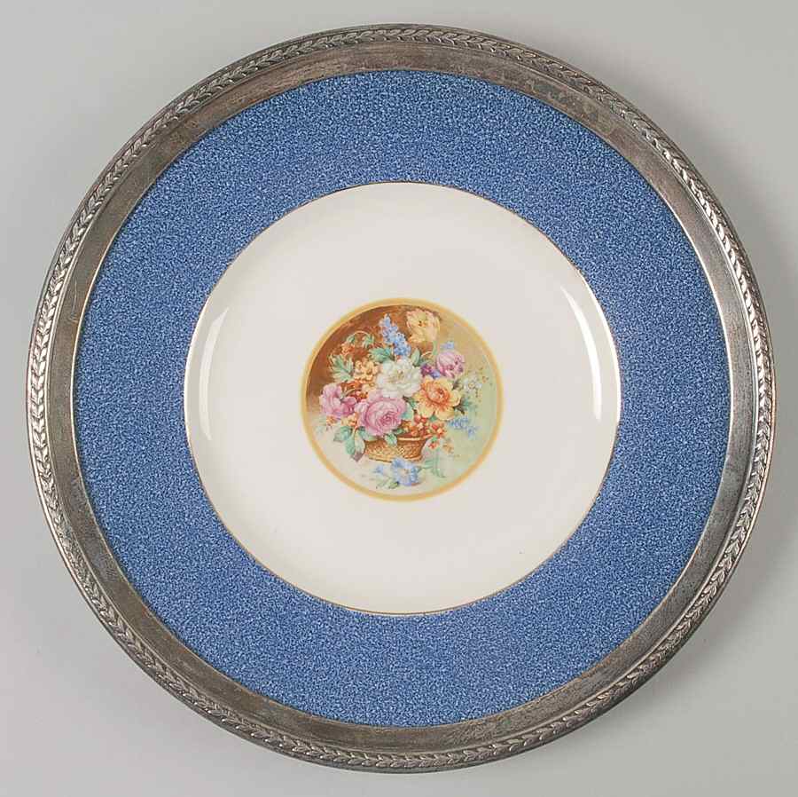Roma Sterling Rim Dinner Plate by Crown Ducal-1