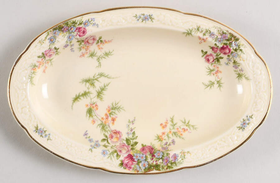 Rosalie Relish/Gravy Underplate by Crown Ducal-1