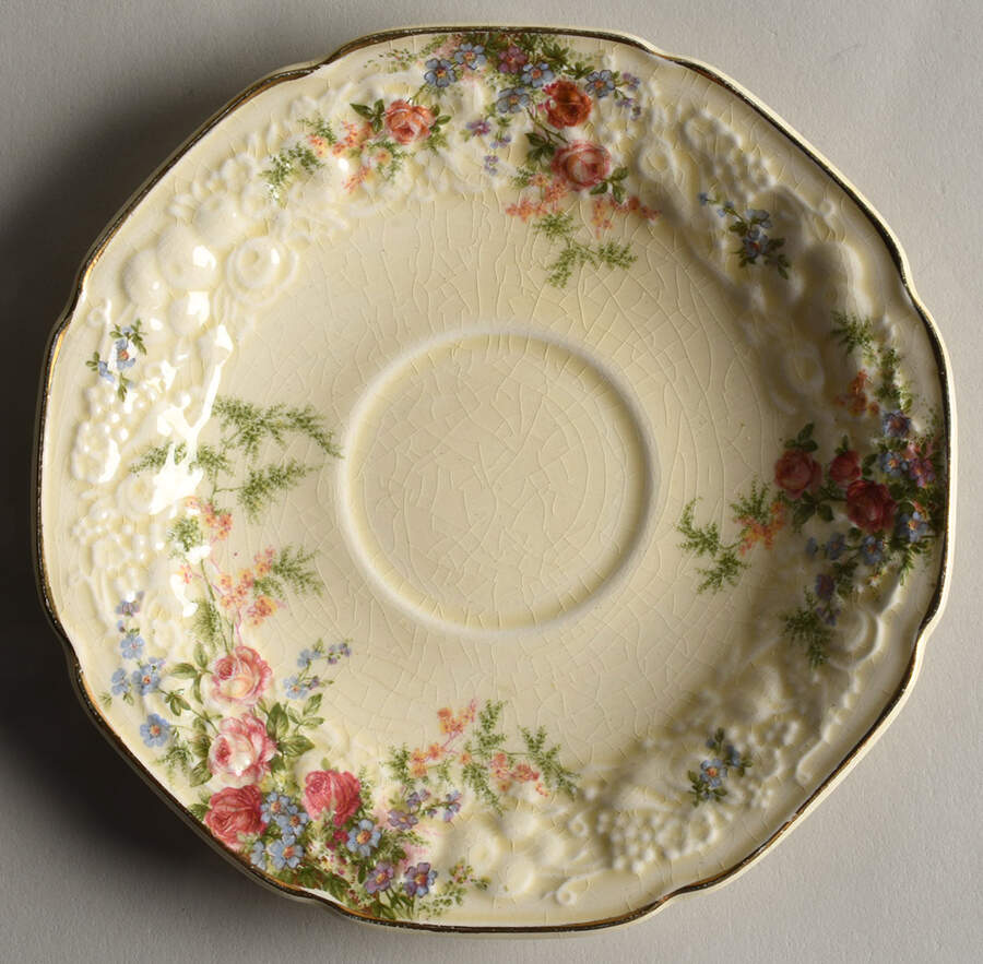 Rosalie Saucer by Crown Ducal-1