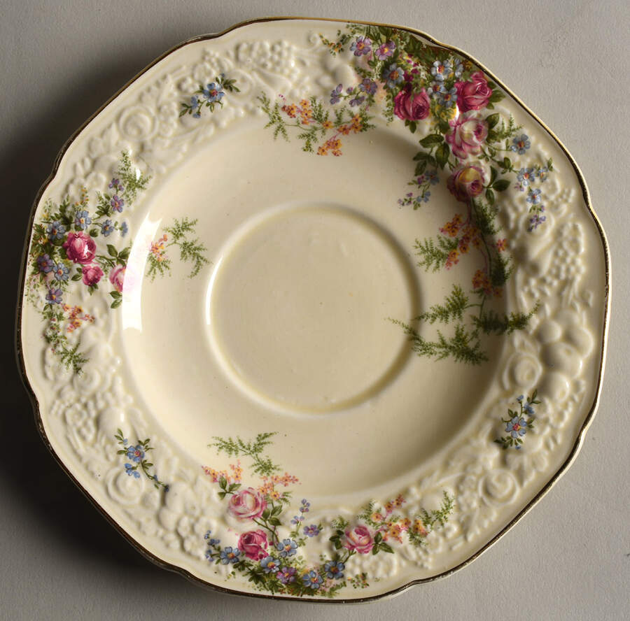 Rosalie Saucer for Cream Soup Bowl by Crown Ducal-1