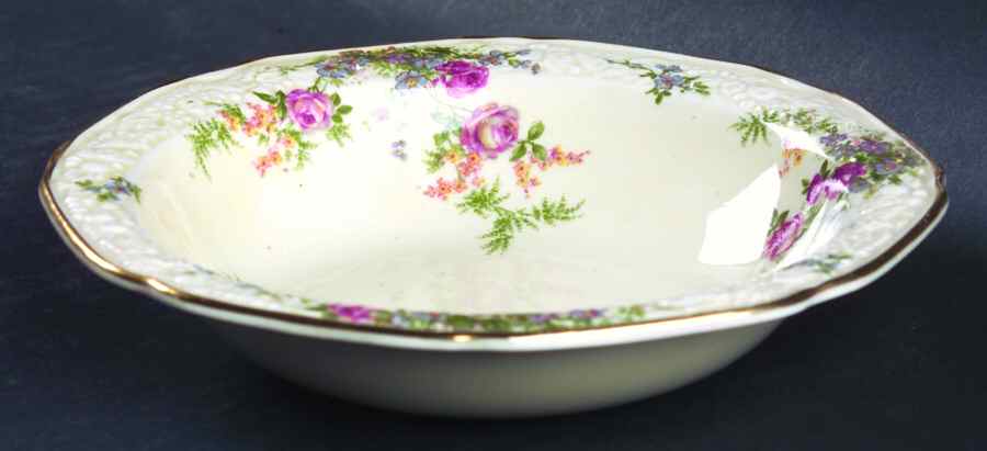 Rosalie Rim Fruit/Dessert (Sauce) Bowl by Crown Ducal-1