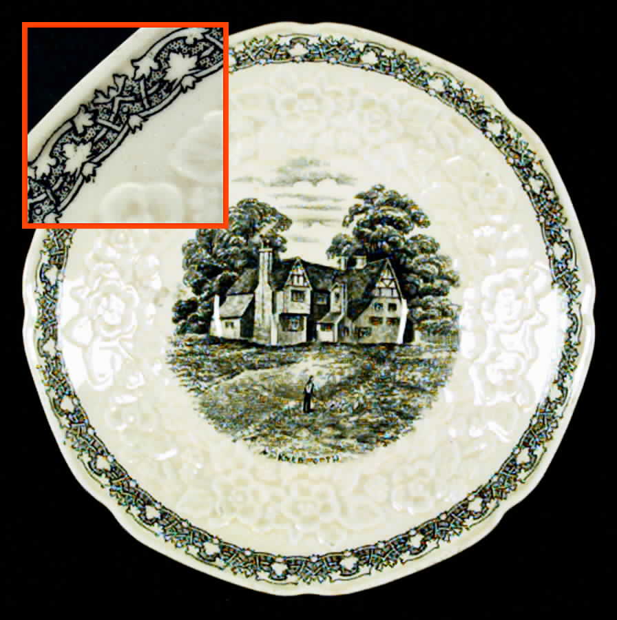 Rural England Saucer by Crown Ducal-1