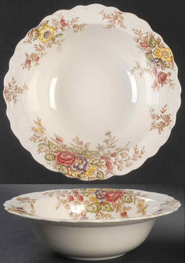 Rydal 8" Round Vegetable Bowl by Crown Ducal-1