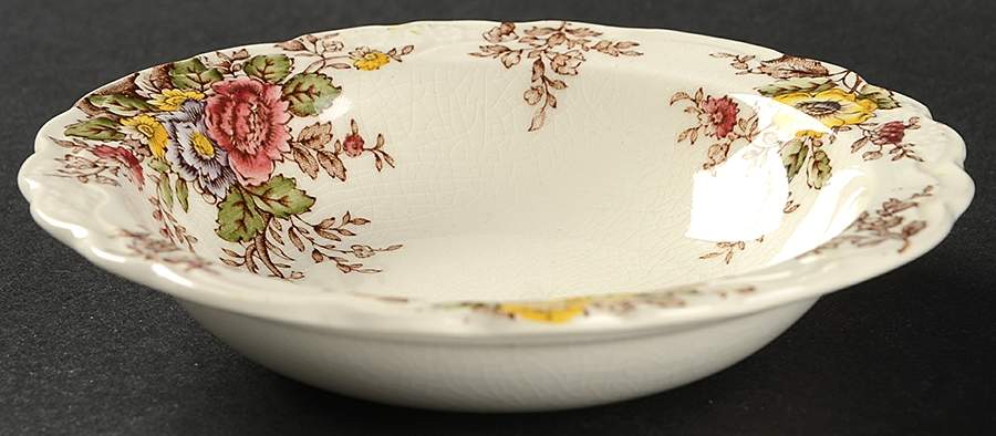 Rydal Rim Fruit/Dessert (Sauce) Bowl by Crown Ducal-1