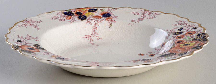 Selby Rim Soup Bowl by Crown Ducal-1