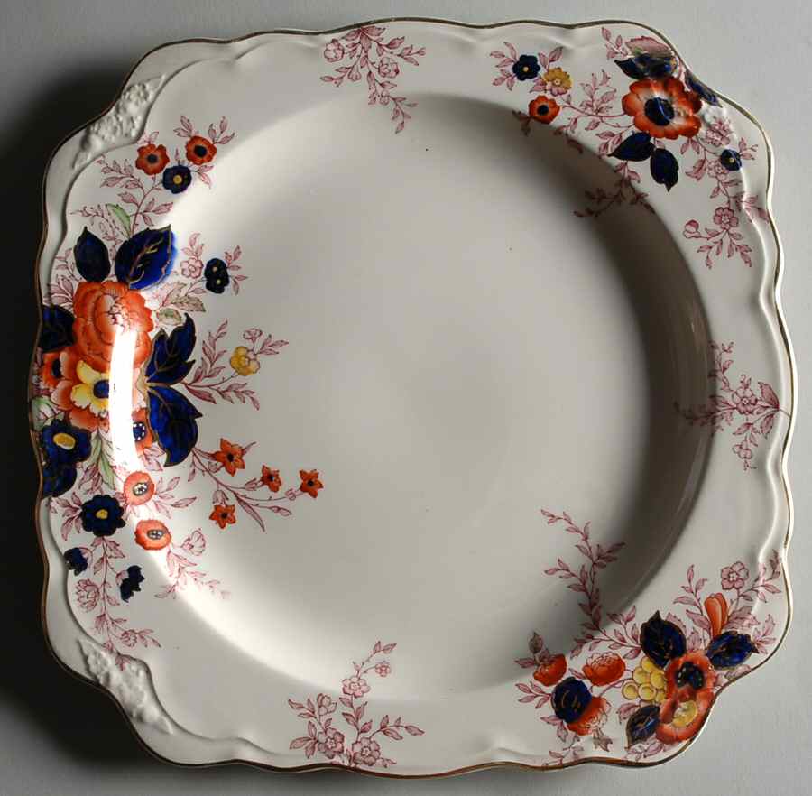 Selby 11" Square Chop Plate by Crown Ducal-1
