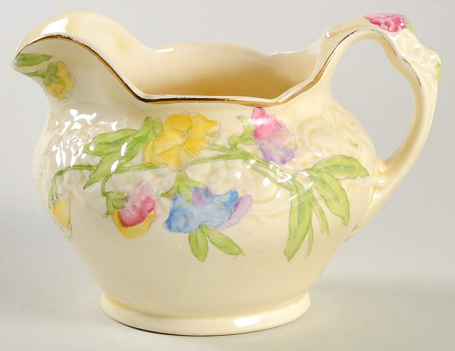 Sweet Pea Creamer by Crown Ducal-1