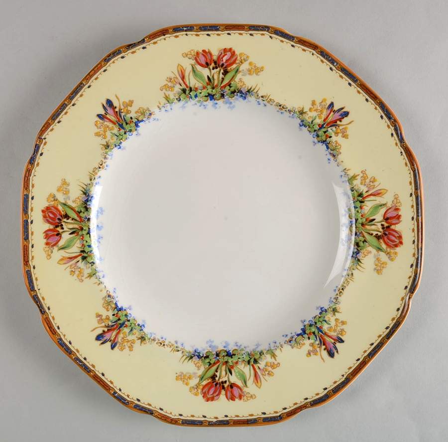Tulip Dinner Plate by Crown Ducal-1