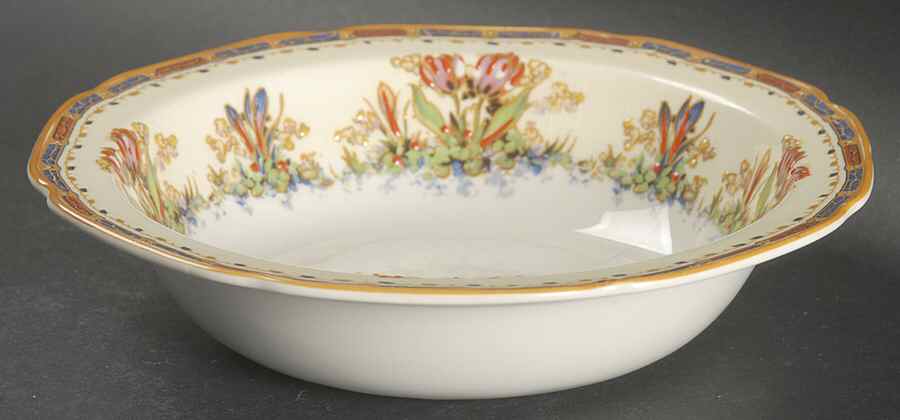 Tulip Rim Cereal Bowl by Crown Ducal-1