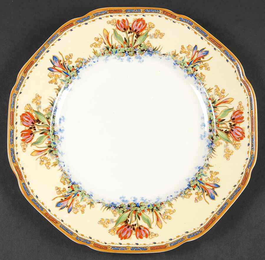 Tulip Luncheon Plate by Crown Ducal-1