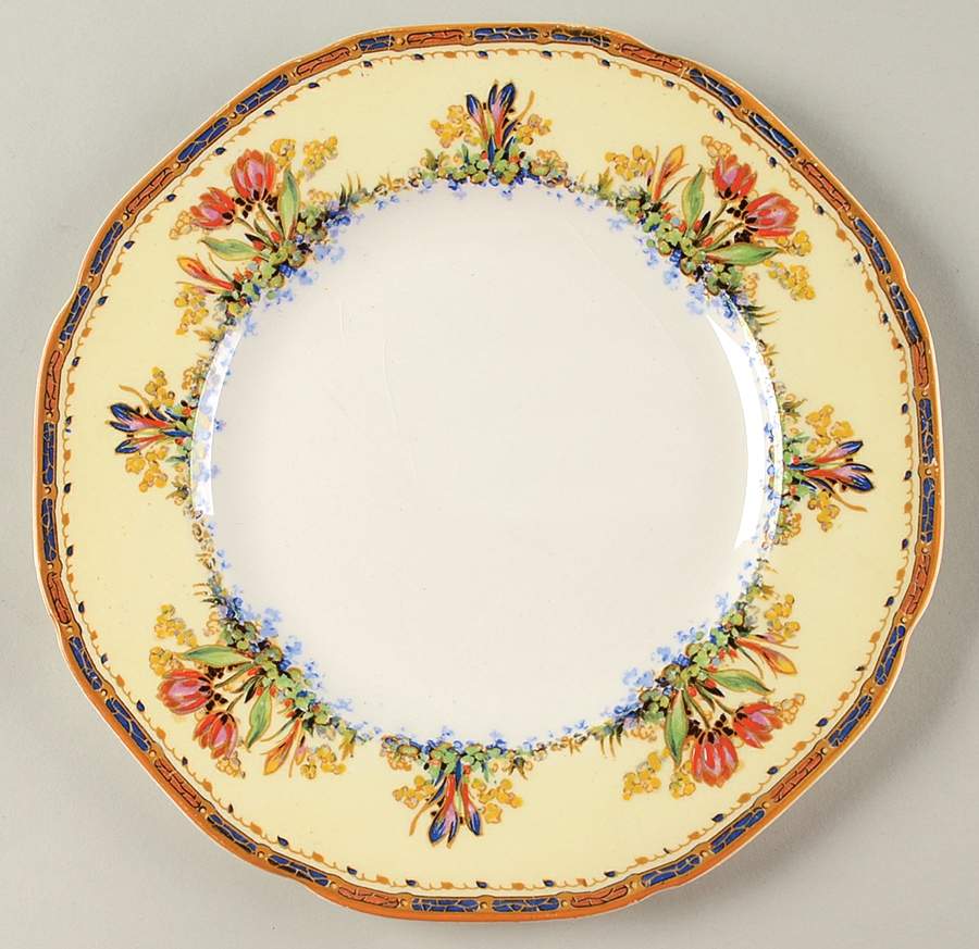 Tulip Salad Plate by Crown Ducal-1