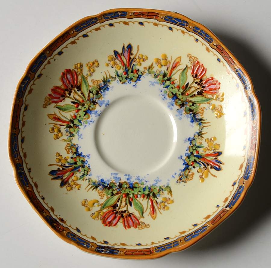 Tulip Saucer for Demitasse Cup by Crown Ducal-1