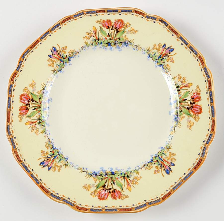 Tulip Dinner Plate by Crown Ducal-1