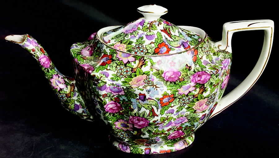 Victoria Teapot & Lid by Crown Ducal-1