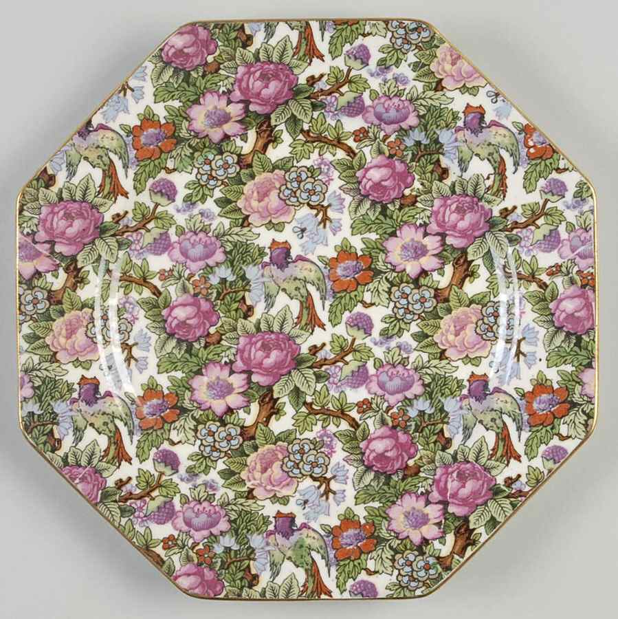 Victoria Octagonal Salad Plate by Crown Ducal-1