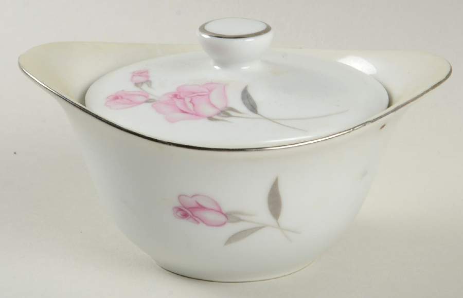 American Beauty Sugar Bowl & Lid by Crest Wood-1