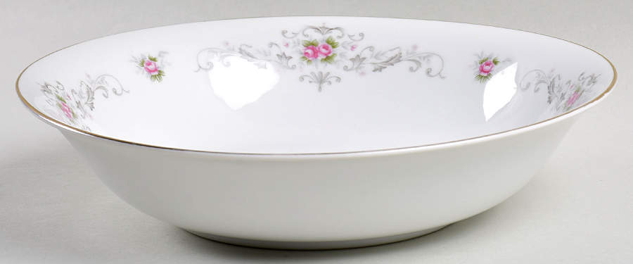 Blossom Time 9" Round Vegetable Bowl by Crest Wood-1