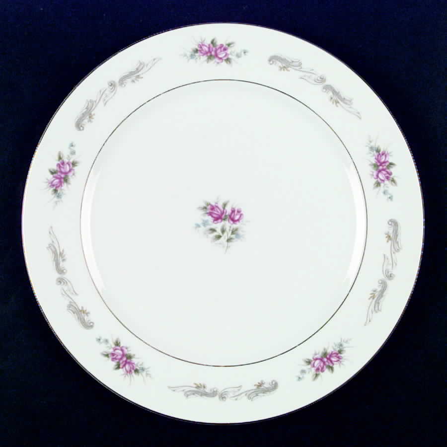 Bridal Rose Dinner Plate by Crest Wood-1