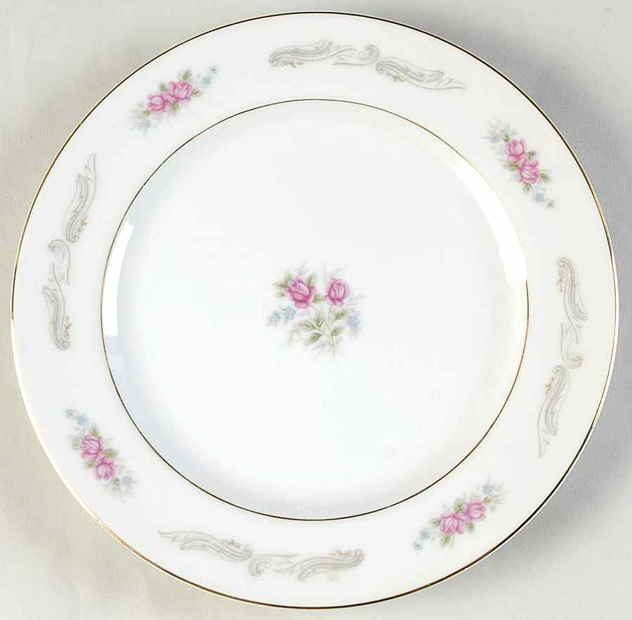 Bridal Rose Salad Plate by Crest Wood-1