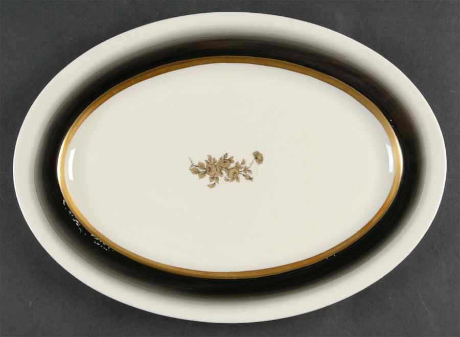 Fascia Rose 13" Oval Serving Platter by Crestwood-1