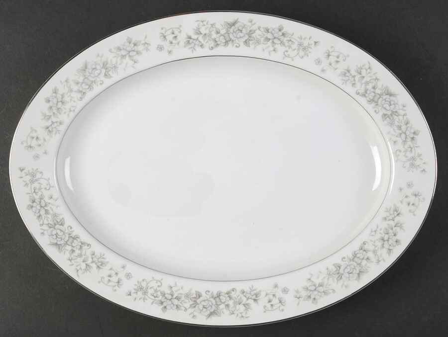 Heritage 14" Oval Serving Platter by Crest Wood-1