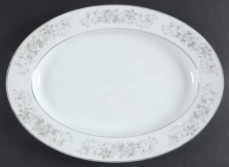 Heritage 12" Oval Serving Platter by Crest Wood-1