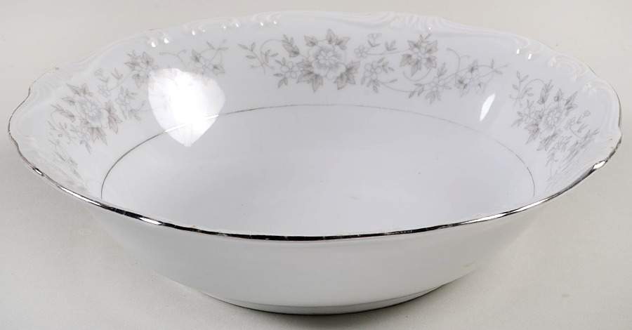 Ivy Mist 9" Round Vegetable Bowl by Crest Wood-1
