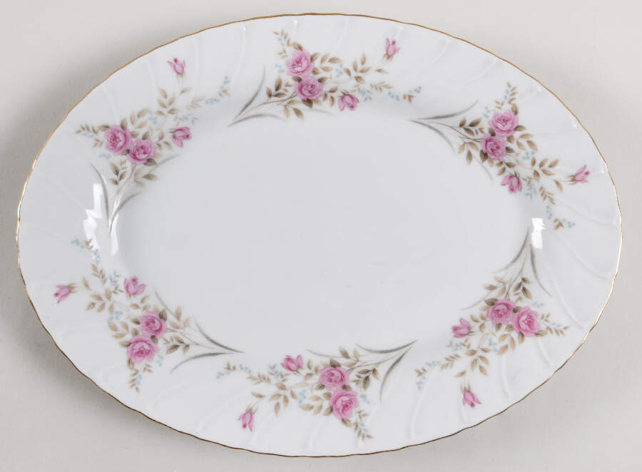 La Belle 12" Oval Serving Platter by Crest Wood-1