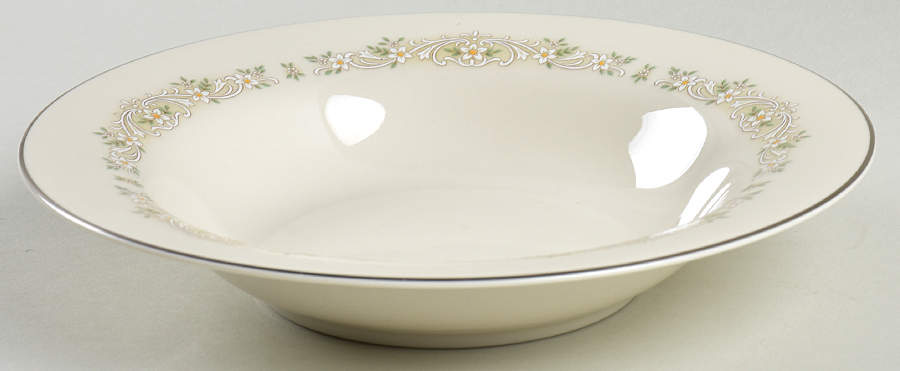 Lotus Rim Soup Bowl by Crest Wood-1