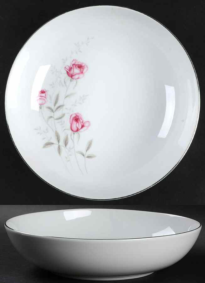 Misty Rose 8" Round Vegetable Bowl by Crest Wood-1