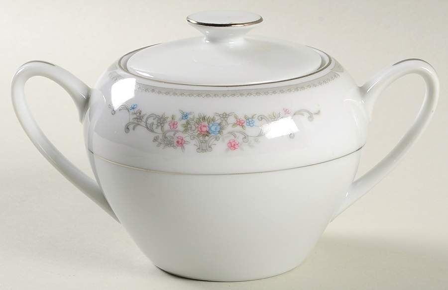 Rosebriar Sugar Bowl & Lid by Crest Wood-1