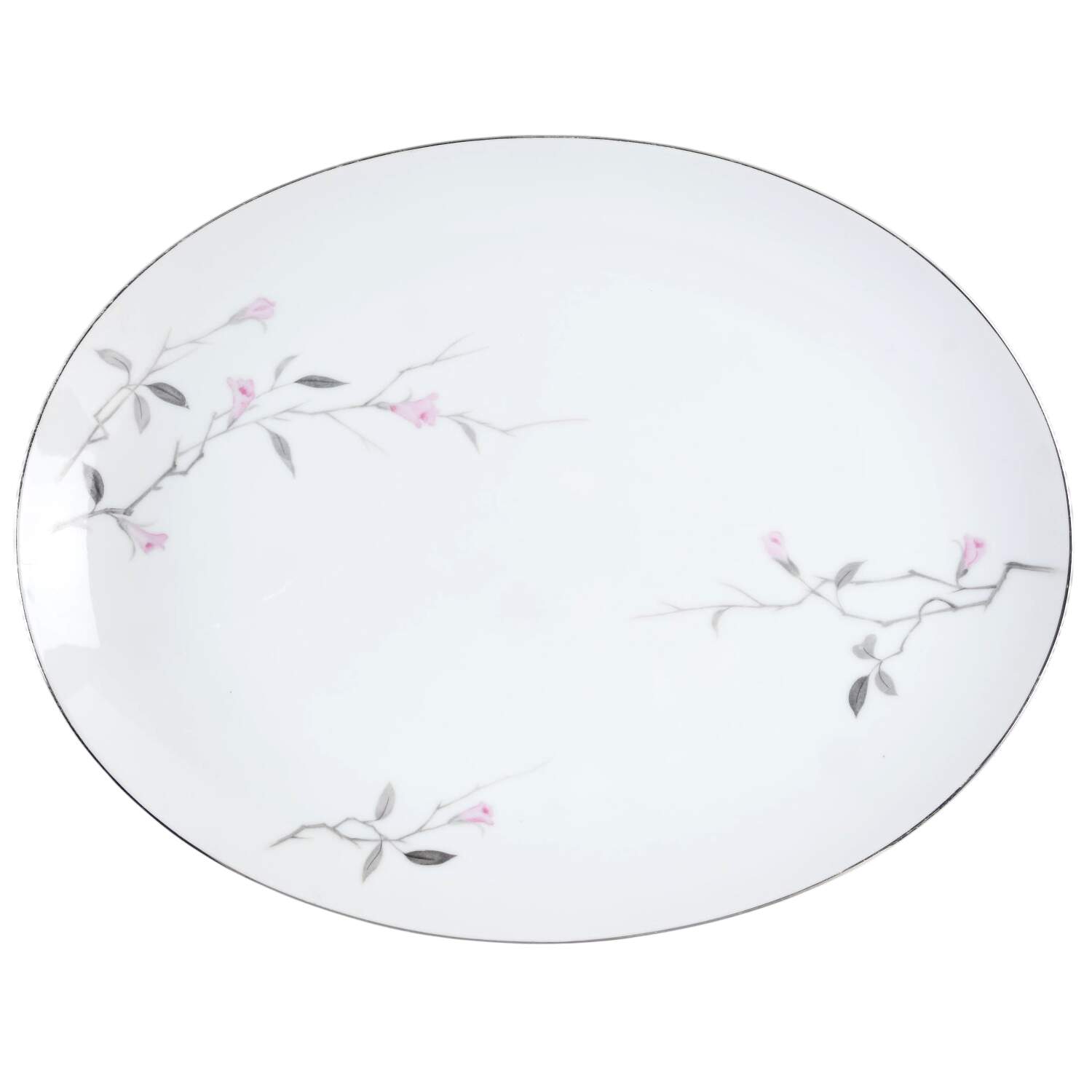 Sakura 14" Oval Serving Platter by Crest Wood-1