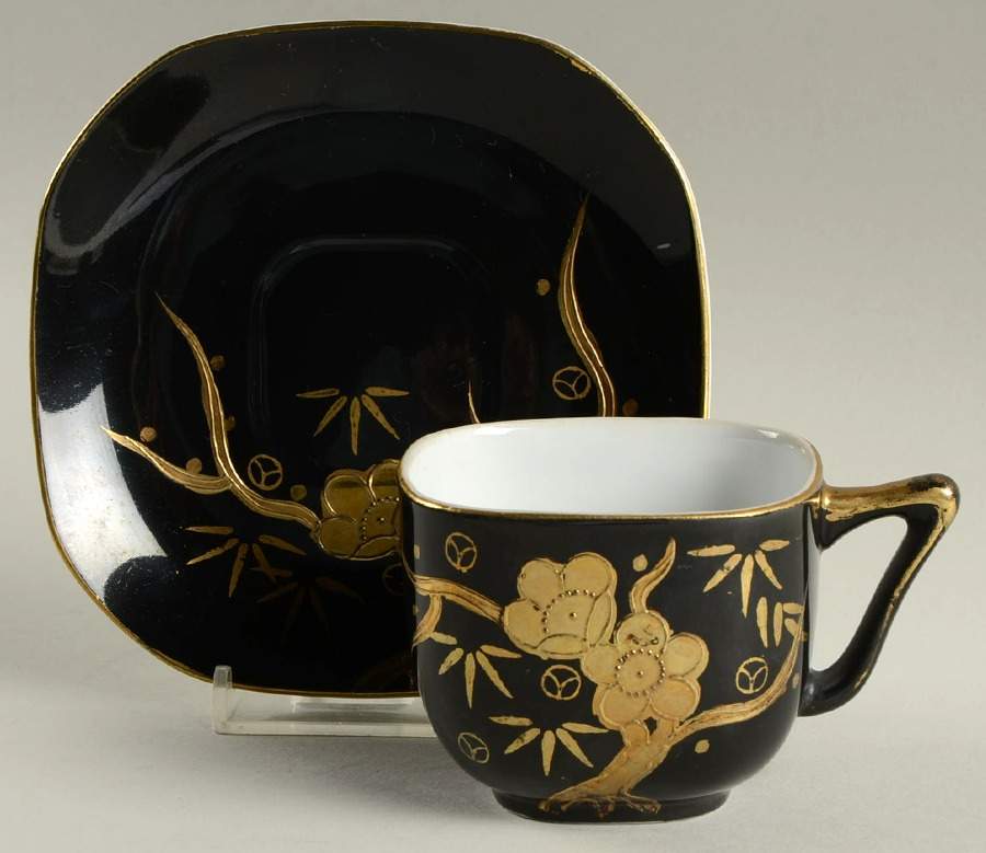228 Flat Cup & Saucer Set by Craftsman (Japan)-1