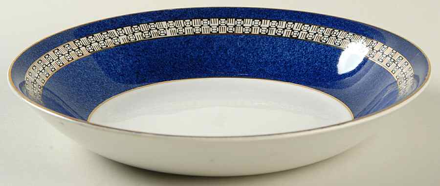 352 Blue Coupe Soup Bowl by Craftsman (Japan)-1