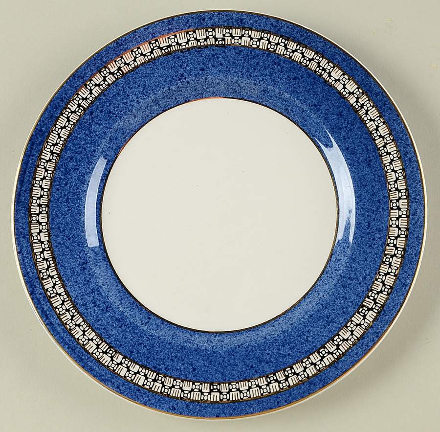 352 Blue Salad Plate by Craftsman (Japan)-1