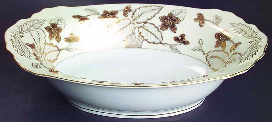Anniversary 10" Oval Vegetable Bowl by Craftsman (Japan)-1