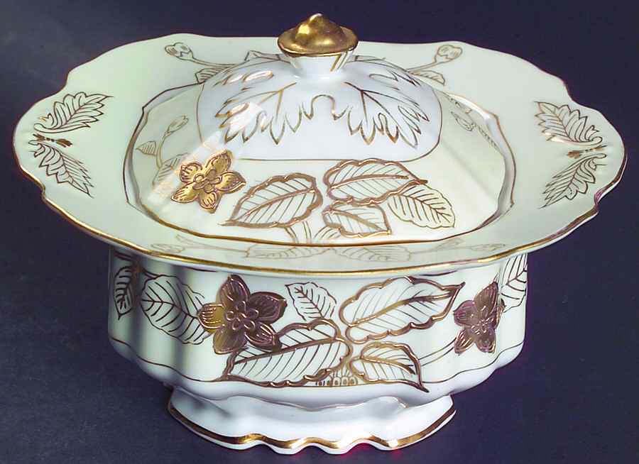Anniversary Sugar Bowl & Lid by Craftsman (Japan)-1