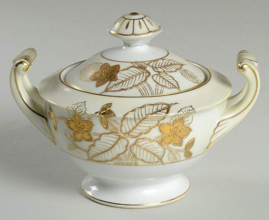 Anniversary Sugar Bowl & Lid by Craftsman (Japan)-1