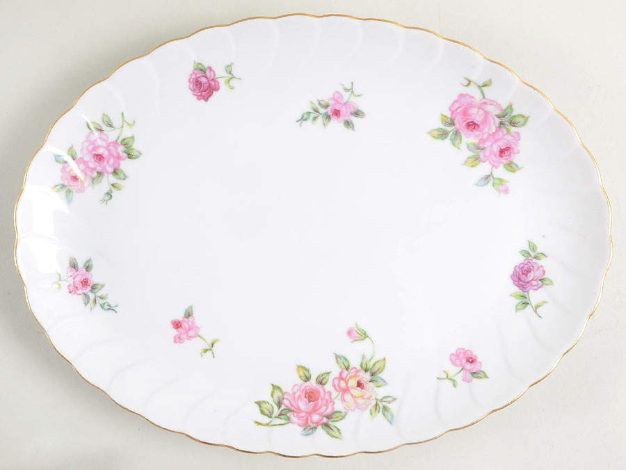 Caprice (357, 380) 12" Oval Serving Platter by Craftsman (Japan)-1