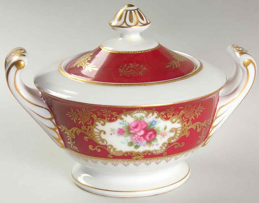 Coronation Sugar Bowl & Lid by Craftsman (Japan)-1